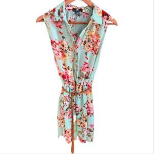 RIVER Island Bohemian Vintage Floral Pattern Midi Dress